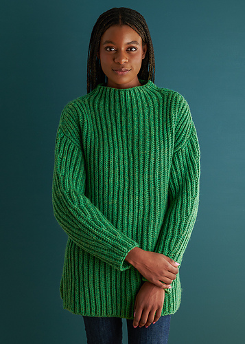 Ravelry: Big Brioche Turtleneck pattern by Purl Soho