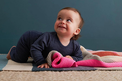 Super Easy Baby Blanket in Daily Wool Worsted photo 7