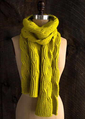 Ravelry: Reversible Rivulet Scarf pattern by Purl Soho