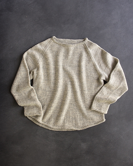 Raglan Sleeve Knitted Men's Sweater Patterns Free Merino Wool