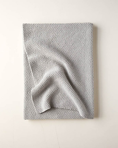 Double Seed Stitch Blanket in Cotton Pure photo 2