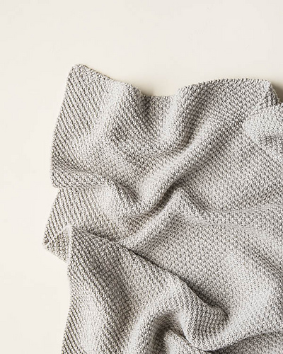 Double Seed Stitch Blanket in Cotton Pure photo 3