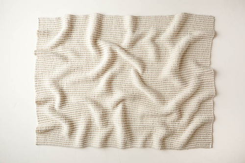 No-Purl Ribbed Blanket photo 4