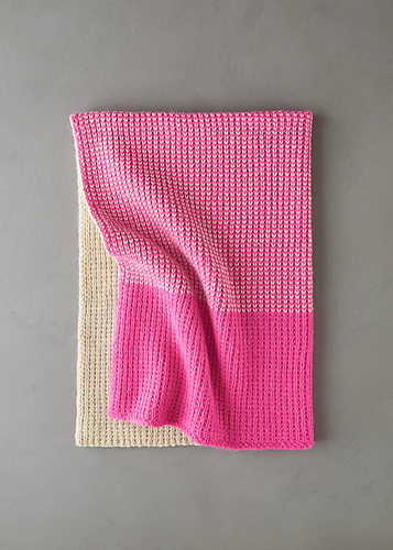 Colorblock Jute Stitch Blanket photo 4