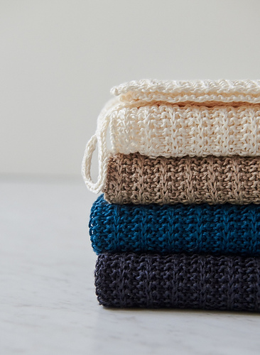 No-Purl Rib Hand Towel