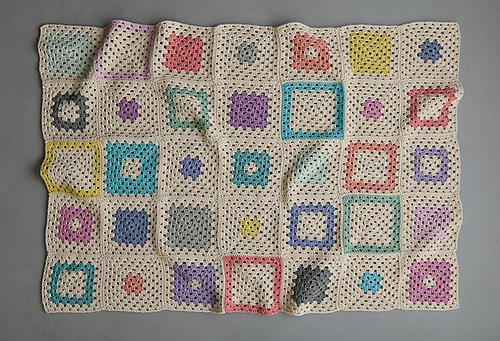 Fair + Square Blanket, Crochet Version photo 6
