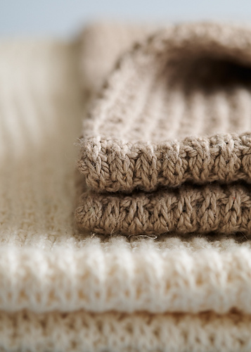 Waffle Stitch Washcloth + Hand Towel In Santolina photo 4
