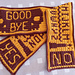 Ouija mosaic scarf/table runner pattern