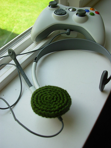 Funky Crochet Headphone Covers photo 4