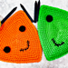 Halloween Triangle Placemats pattern 