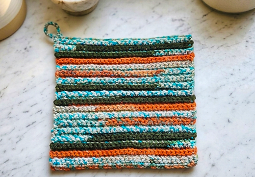 The Harvest Stripe Potholder