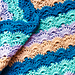 Sandy Shores Ombre Beach Mat pattern