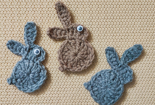 Ravelry: Easter Bunny Body Applique pattern by Rajeshwari Singh