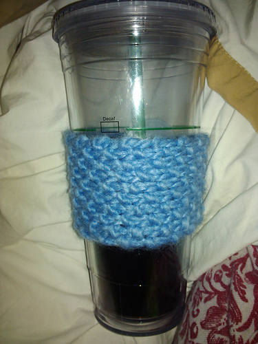 Big Softie Seed Stitch Coffee Sleeve