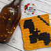 Bat Quarters Coaster pattern 