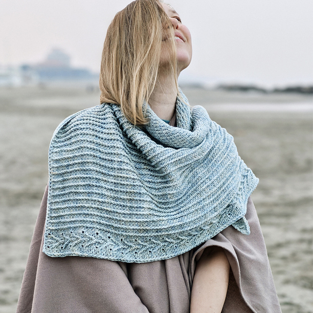 In Three Ways shawl