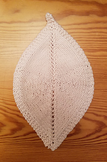 Modified Stockinette Leaf