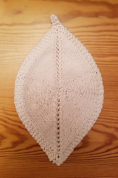 Modified Stockinette Leaf
