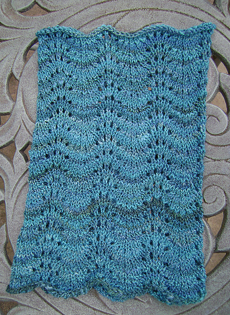 Ravelry: Feather and Fan Stitch, or Old Shale pattern by Barbara G. Walker
