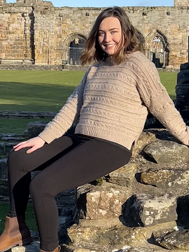 IRENE  ニット Ravelry: Irene Sweater pattern by Journey Through Yarn