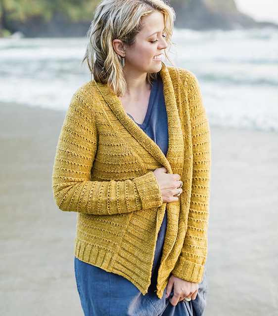 Shoreline Textured Cardigan pattern by 