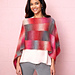 Bargello Knit Poncho pattern 