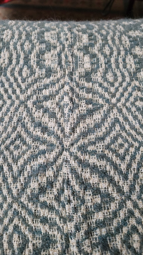 front side, center seam