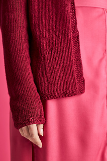 Maschenreduzierung im Vorderteil