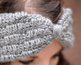 Ravelry: St. Peregrine Ear Warmer pattern by Jamie Morris