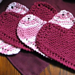 Grandma's Favorite Heart Shaped Dishcloth pattern 