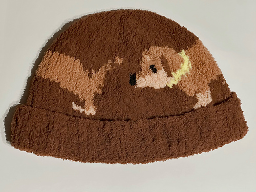 Tail-Chasing Dachshund Beanie
