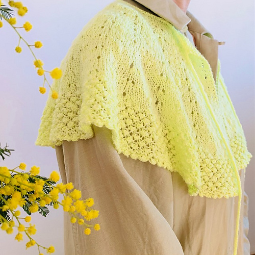 Ravelry: Mimosa garden shawl pattern by Kaory Nashida