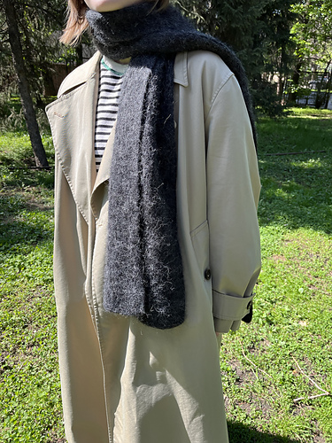 Fluffy skjerf - Rivulet Knitwear