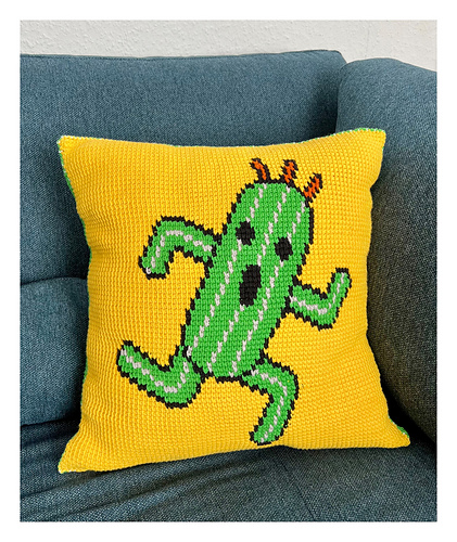 Final Fantasy Cactuar and Chocobo Pillow photo 1