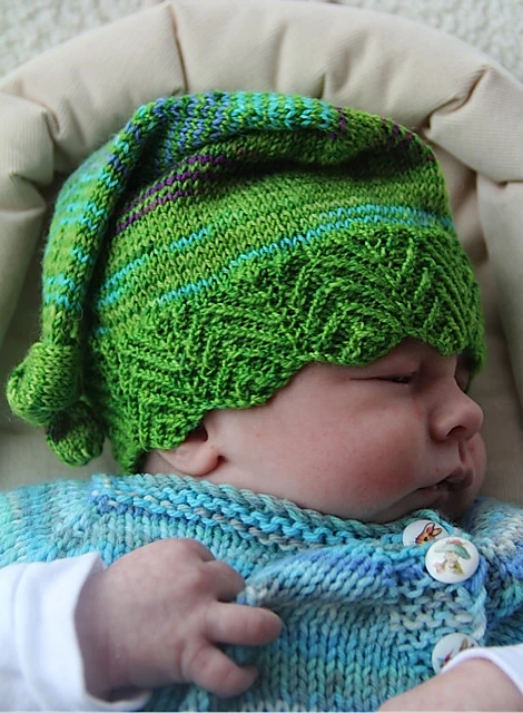 Elfbaby hat by Robynn Weldon. Photo © Lorna Lynch Elfbaby hat by Robynn Weldon. Photo © Lorna Lynch