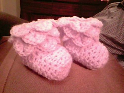 Crocodile Stitch Baby Booties photo 10