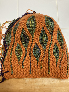Burnt Orange Berlini Captain yarn body