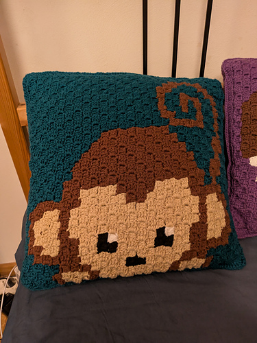 Monkey C2C Pillow photo 3