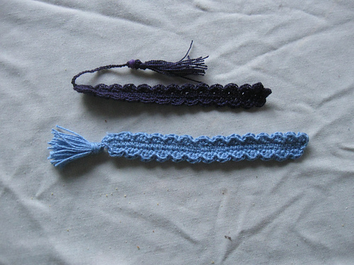 Crocheted Shell Bookmark photo 12