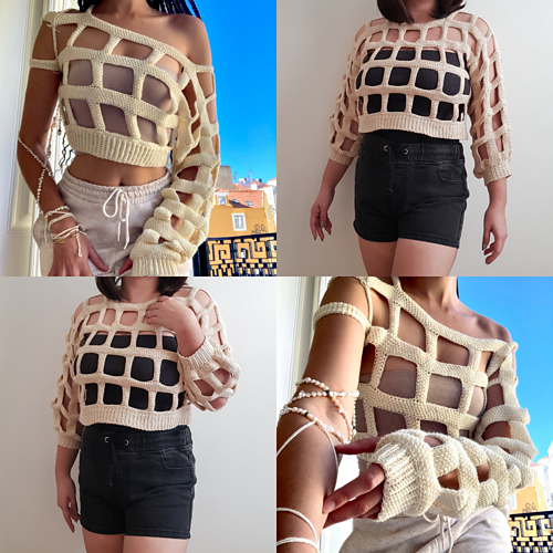 Blythe Grid Genser - 