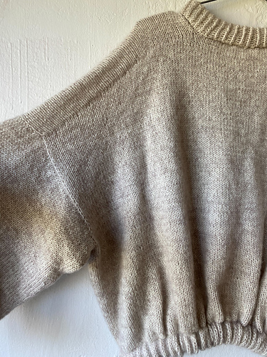 This sweater was knitted some time ago and I have decided that now it's ...