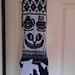 Alice in Wonderland inspired scarf pattern