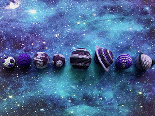 Solar System Mobile Crochet Pattern by Ruth Haydock