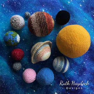 Solar System Mobile Crochet