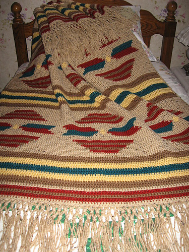 Ravelry: Sunset Throw pattern by Marianne Forrestal