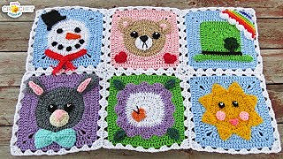 Ravelry: How to Join Your Calendar Blanket Squares pattern by Jayda 