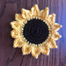 Sunflower Coaster pattern 