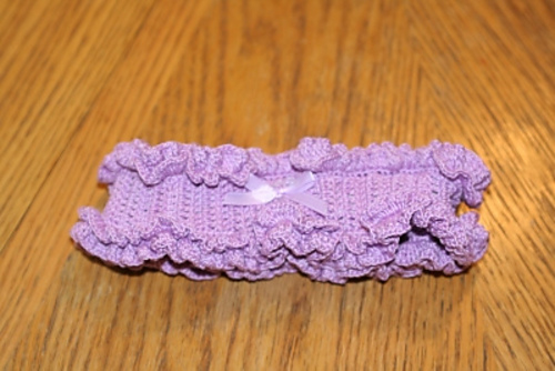 Double Ruffle Bridal Garter
