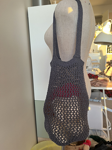 Mesh bag shopping companion : r/knitting