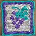 Grapes Coaster pattern
